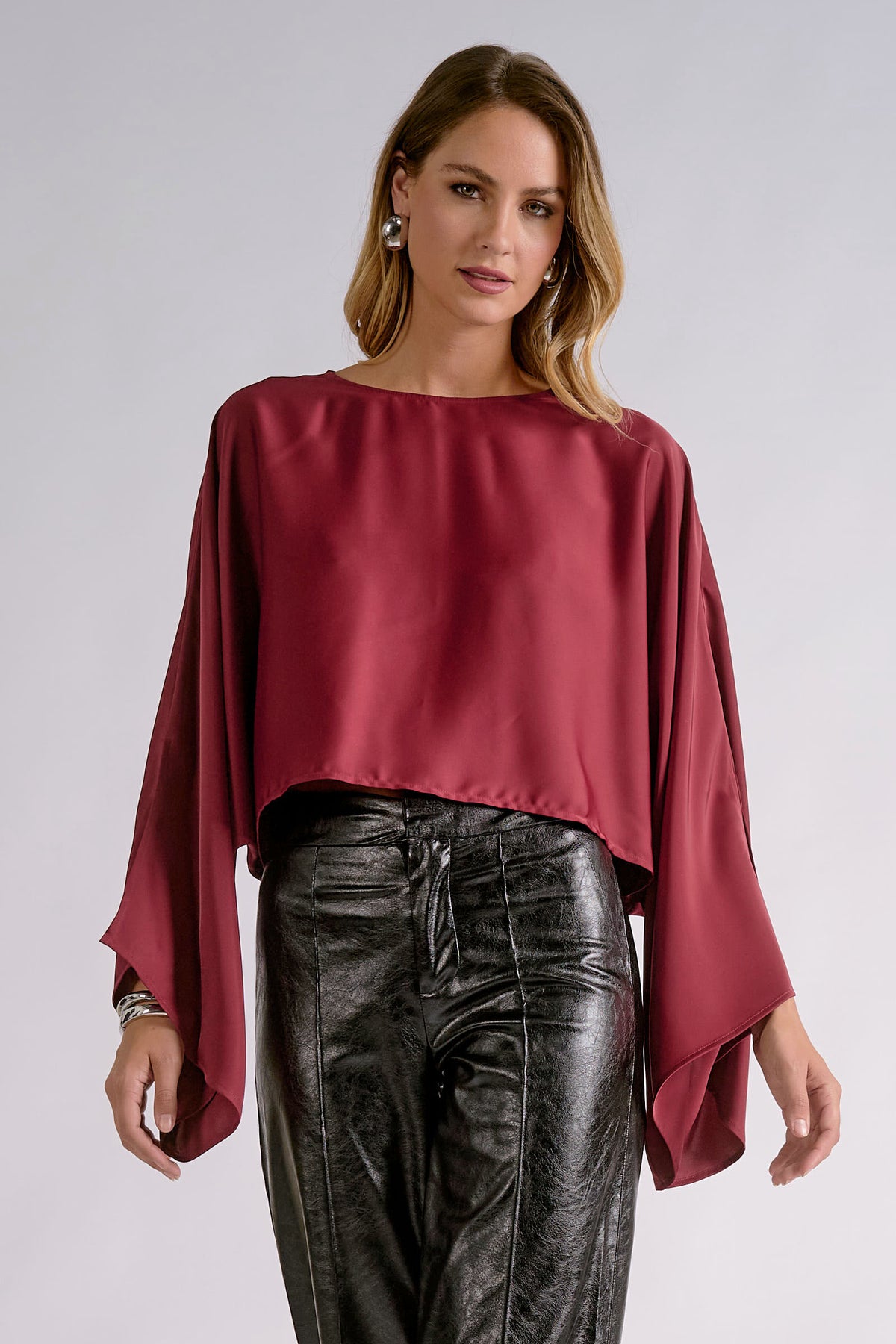 Holiday Bell Sleeve Blouse