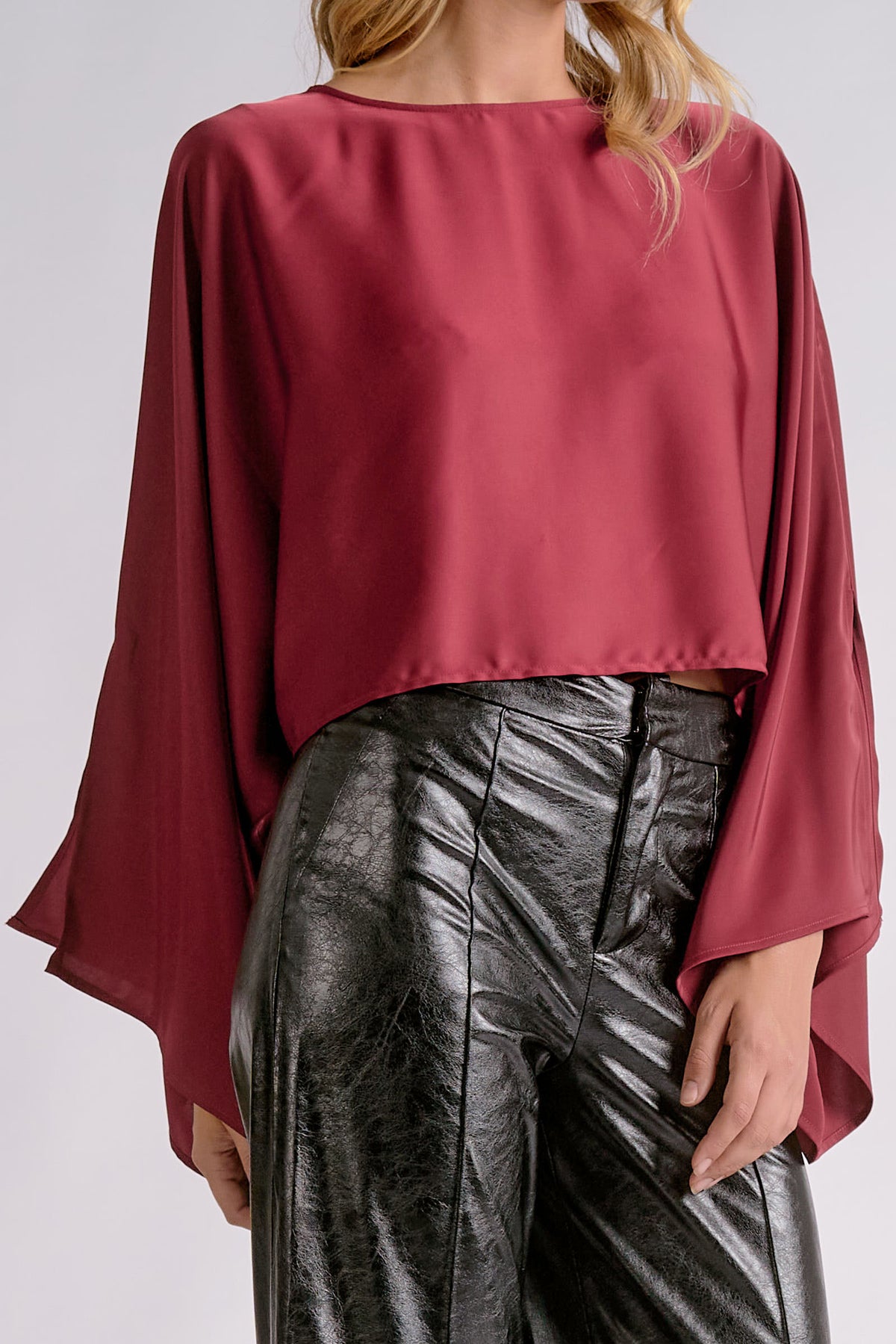 Holiday Bell Sleeve Blouse