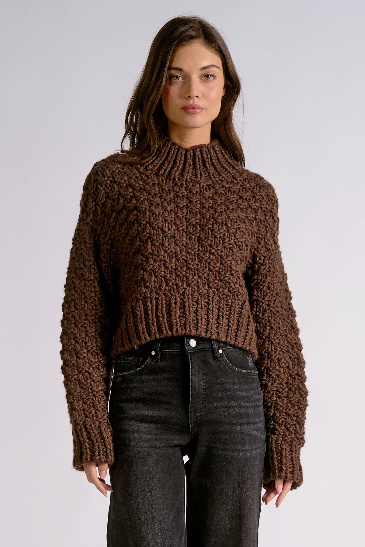 Chocolate Chunky Sweater