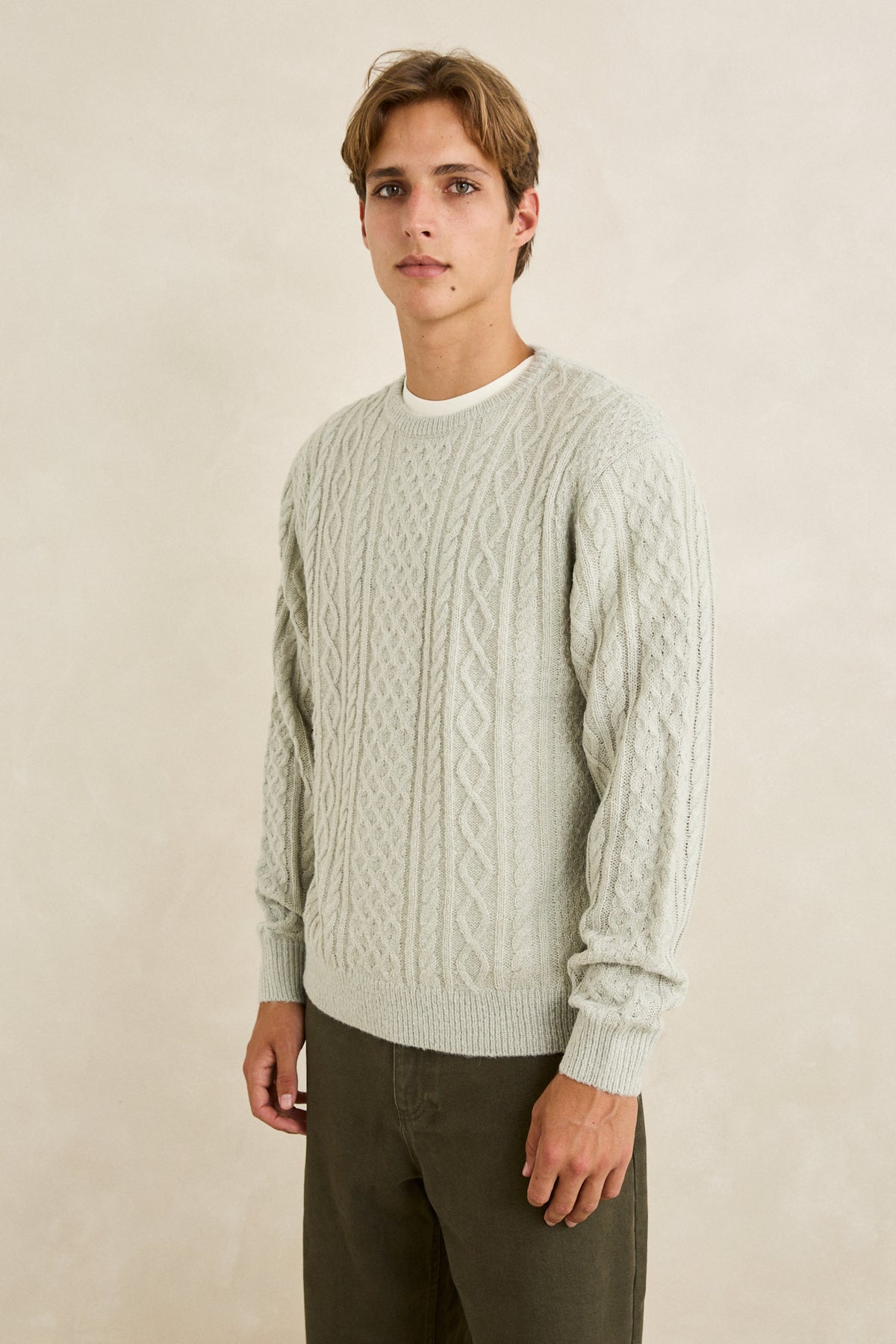 Mohair Fishermans Knit