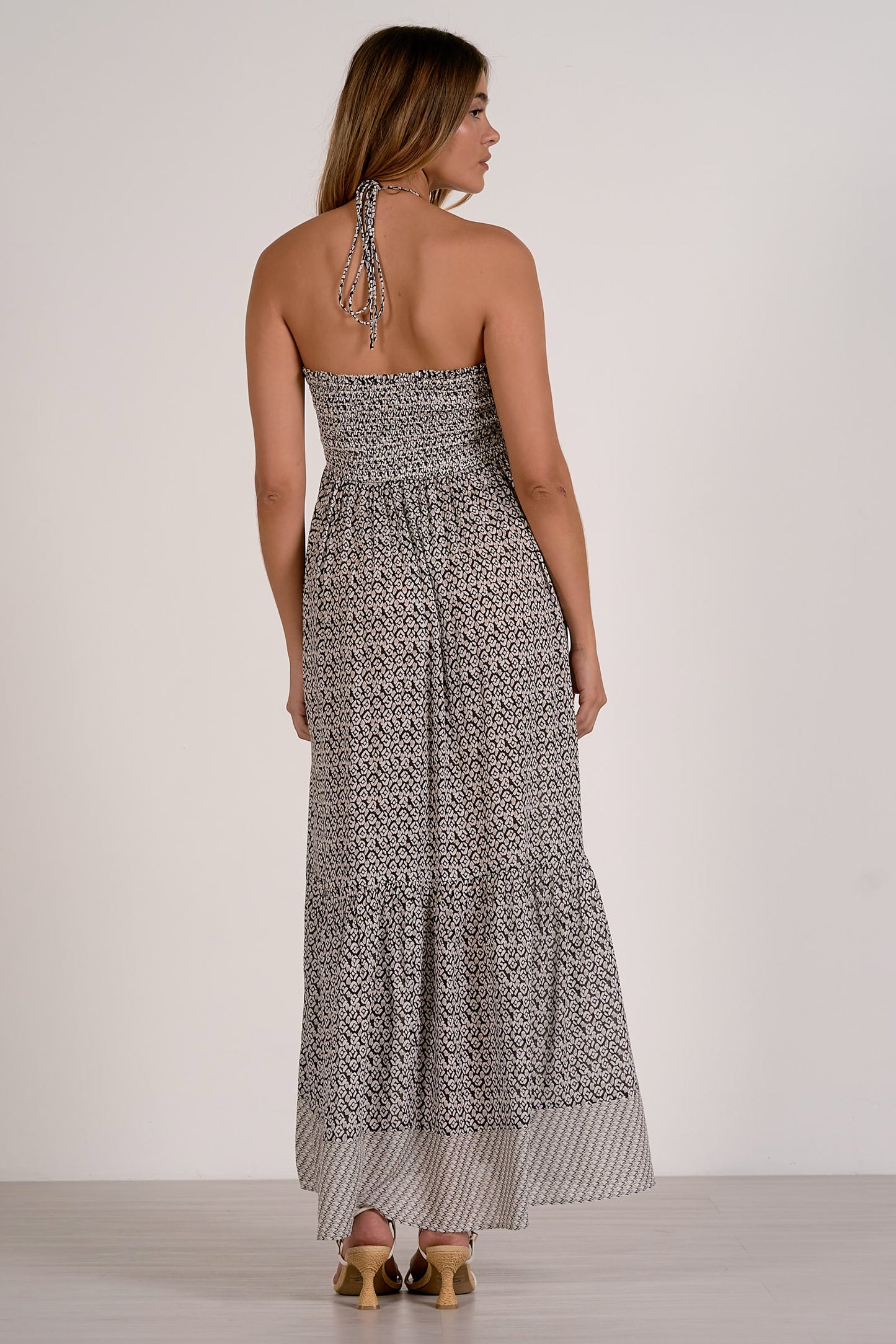 Zina Tie Front Maxi