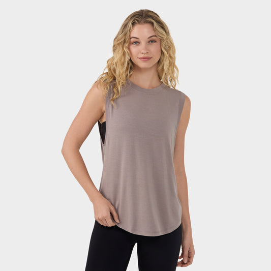 High Neck Muscle Tank
