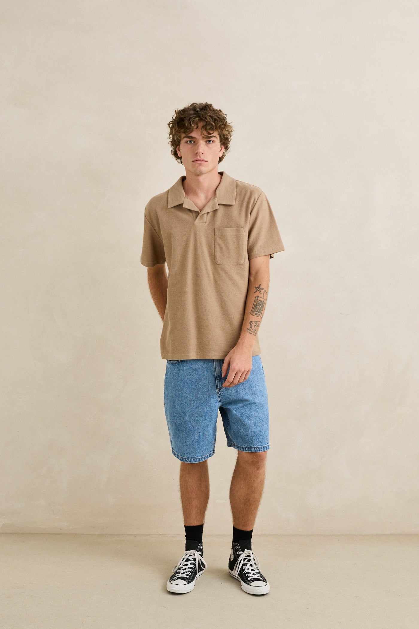 Vintage Terry Polo Shirt