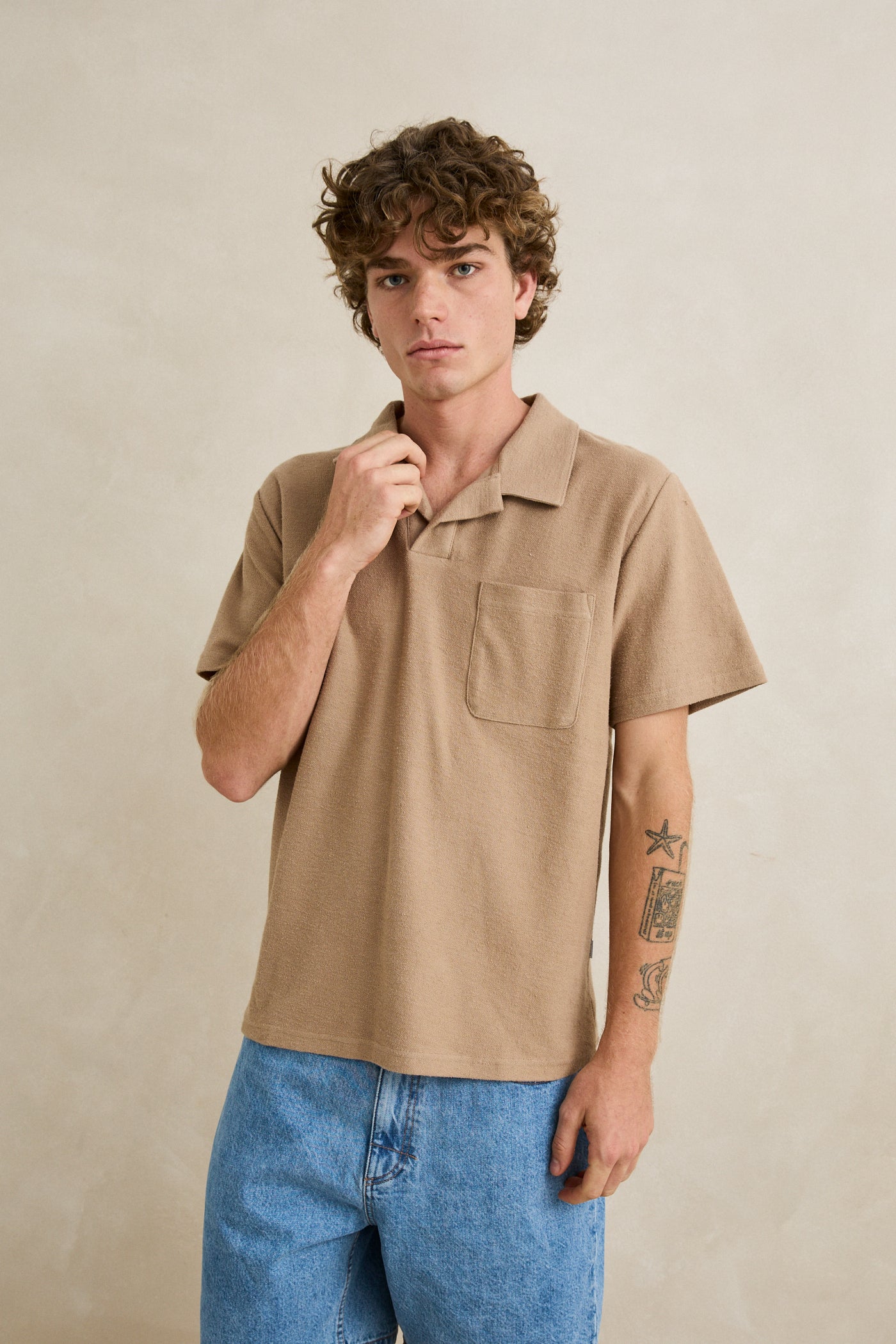 Vintage Terry Polo Shirt