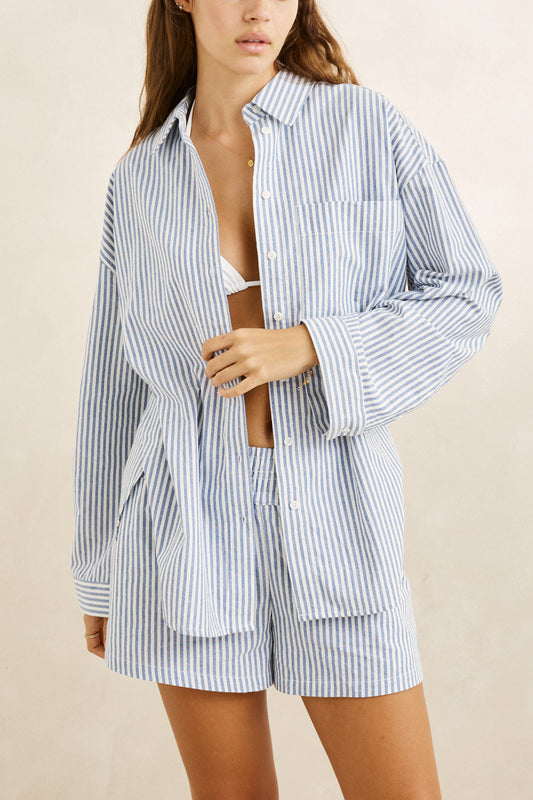 Vista Stripe Oversized Shirt