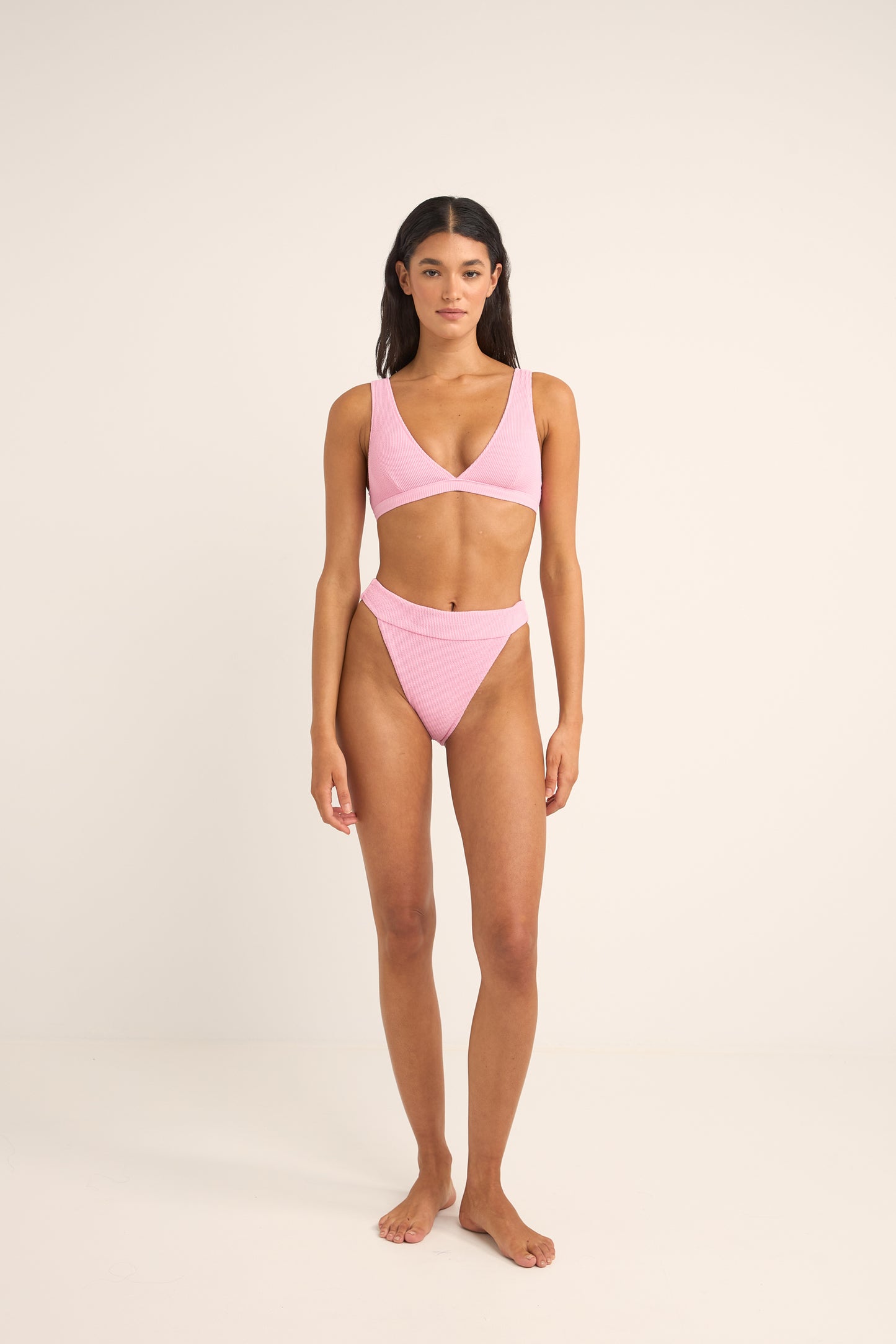 Isla Ribbed Tall Triangle Top