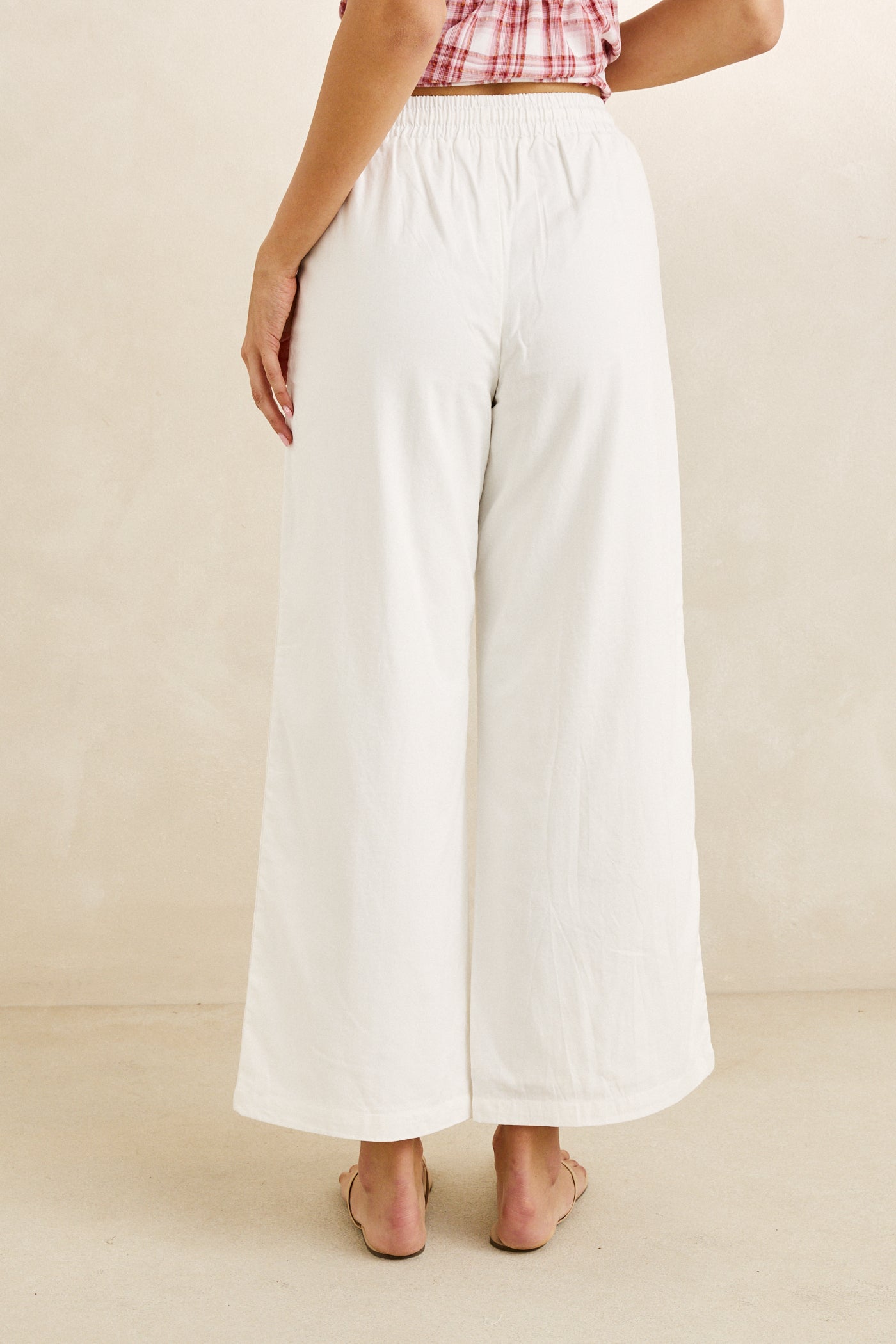 Annabelle Lace Trim Beach Pant