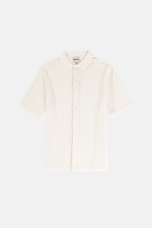 Knit Button Down Polo