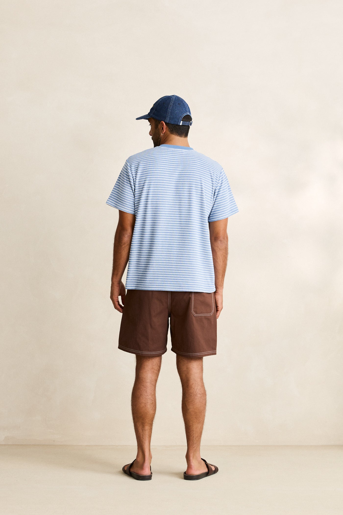 Vintage Terry Stripe Short Sleeve T-Shirt