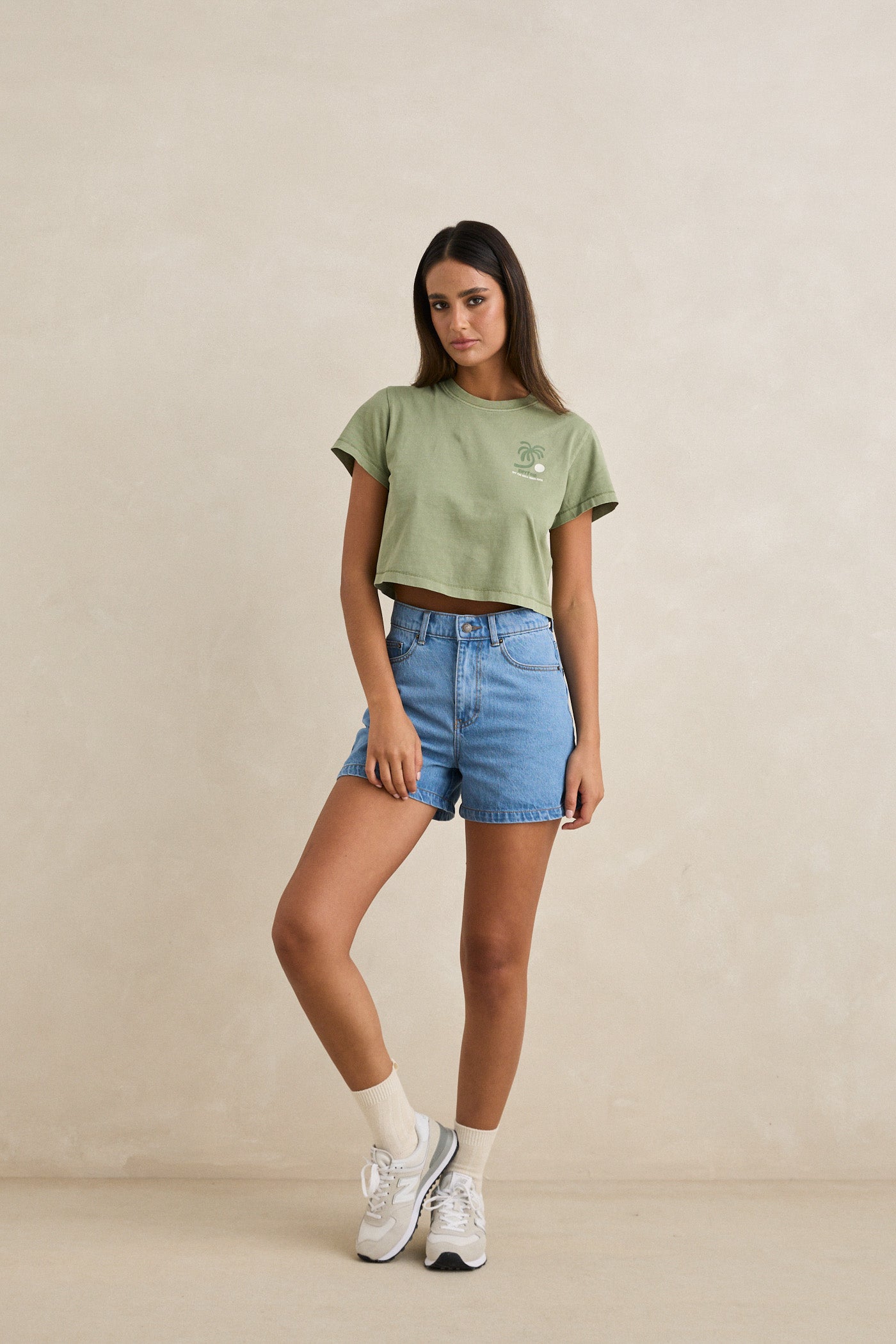 Island Crop Crew Tee