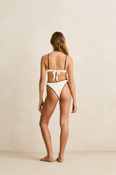 Lily Rib Contrast Underwire Top