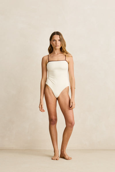Lily Rib Contrast One Piece
