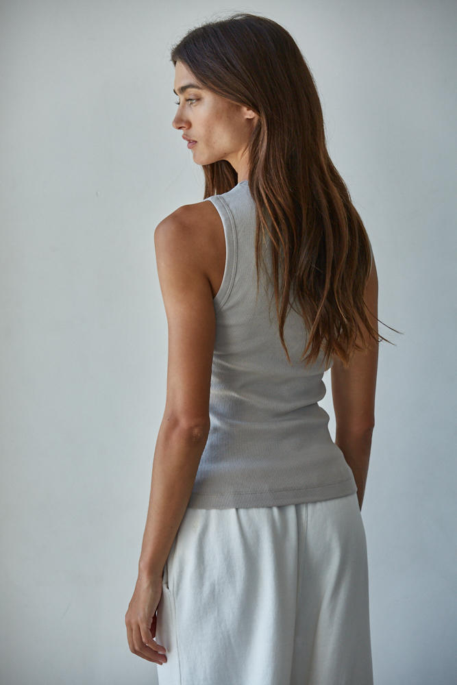 Everyday Ribbed Contour Tank