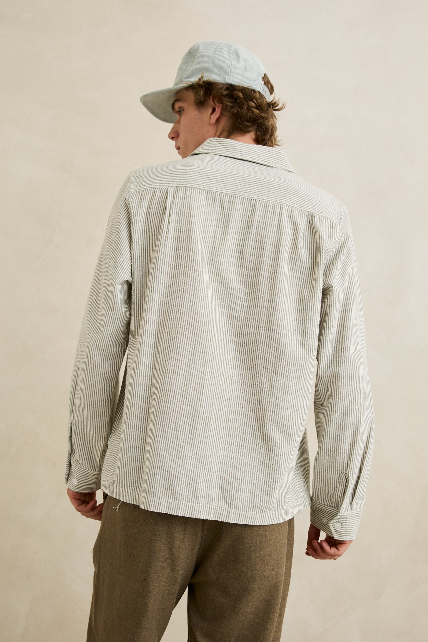 Bank Stripe Long Sleeve Shirt