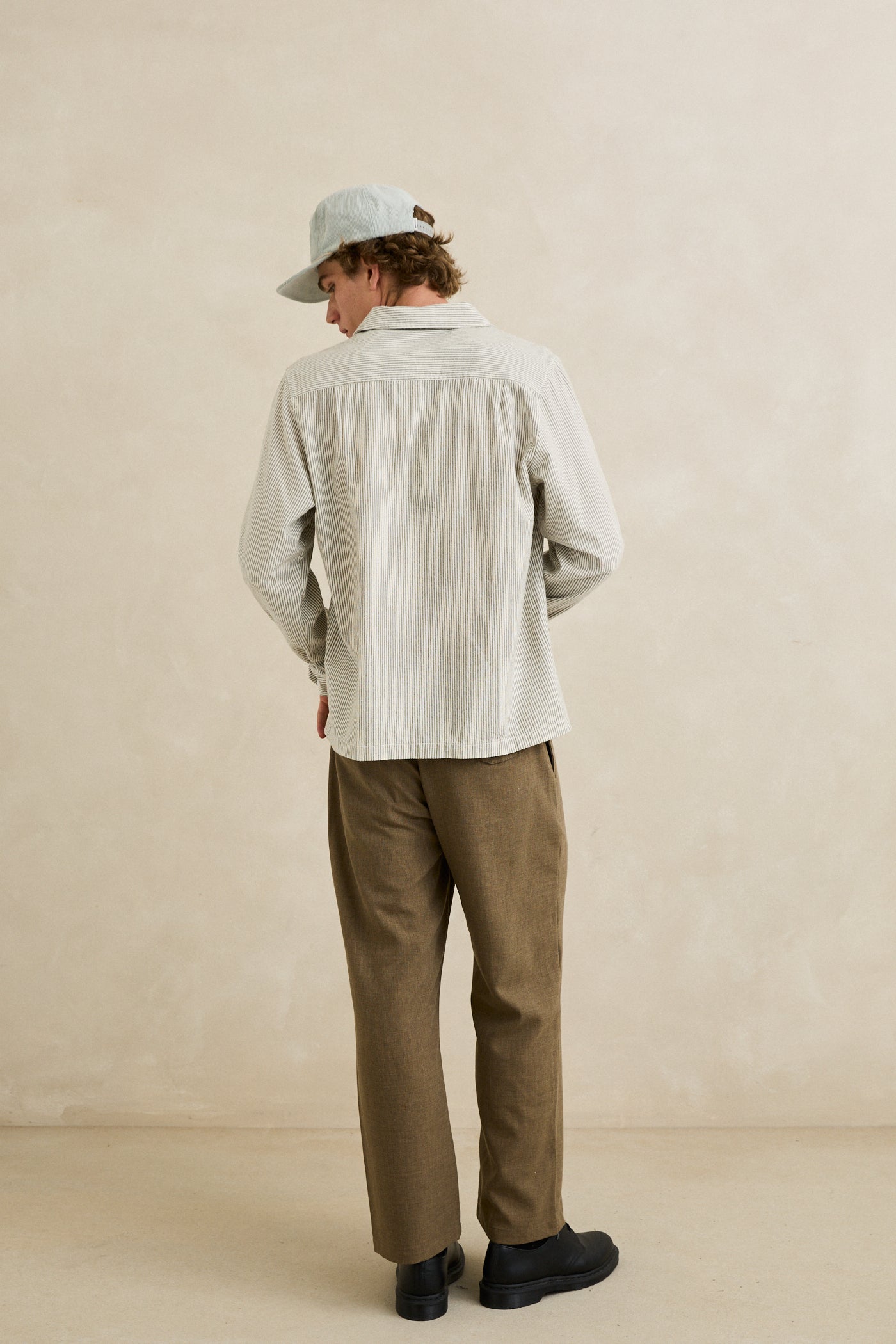Bank Stripe Long Sleeve Shirt